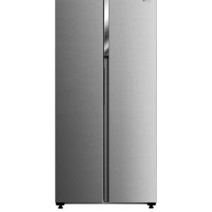Swan SR750100I 84cm Wide, Total No Frost, American-Style Freestanding Fridge Freezer - Inox